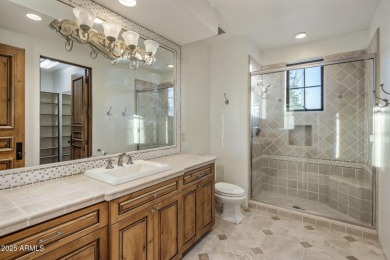 Set on an expansive acre-plus lot within Hidden Paradise--a on Camelback Golf Club in Arizona - for sale on GolfHomes.com, golf home, golf lot