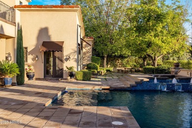 Set on an expansive acre-plus lot within Hidden Paradise--a on Camelback Golf Club in Arizona - for sale on GolfHomes.com, golf home, golf lot