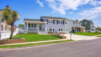 Step into luxury. This opulent split-level home invites you in on The Links At Brigantine Beach in New Jersey - for sale on GolfHomes.com, golf home, golf lot