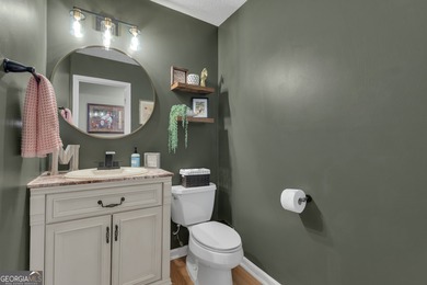 From sunsets over the fairway to your own private backyard oasis on Canongate At Flat Creek Club in Georgia - for sale on GolfHomes.com, golf home, golf lot