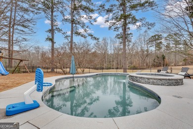 From sunsets over the fairway to your own private backyard oasis on Canongate At Flat Creek Club in Georgia - for sale on GolfHomes.com, golf home, golf lot