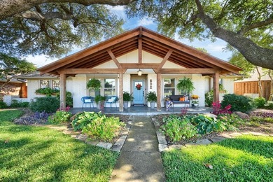 Walking up to the inviting front porch, you'll be greeted by a on Mesquite Municipal Golf Course in Texas - for sale on GolfHomes.com, golf home, golf lot