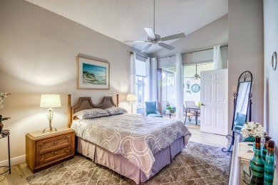 Just steps from the pool, this beautifully maintained 2-bedroom on PGA National Golf Club in Florida - for sale on GolfHomes.com, golf home, golf lot