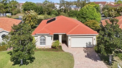 Welcome to 8876 Huntington Pointe Drive, a beautiful pool home on Stoneybrook Golf and Country Club of Sarasota in Florida - for sale on GolfHomes.com, golf home, golf lot
