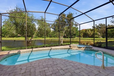 Welcome to 8876 Huntington Pointe Drive, a beautiful pool home on Stoneybrook Golf and Country Club of Sarasota in Florida - for sale on GolfHomes.com, golf home, golf lot