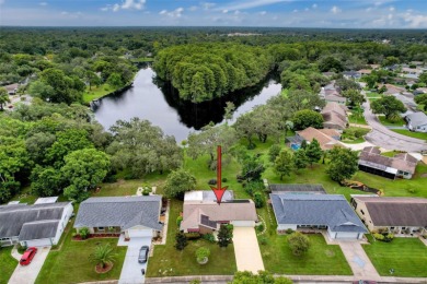 Lakefront Living in Beacon Woods Village with no flood insurance on Beacon Woods Golf Club in Florida - for sale on GolfHomes.com, golf home, golf lot