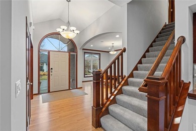 Set along the 14th hole in The Wilds, this executive two-story on The Wilds Golf Club in Minnesota - for sale on GolfHomes.com, golf home, golf lot