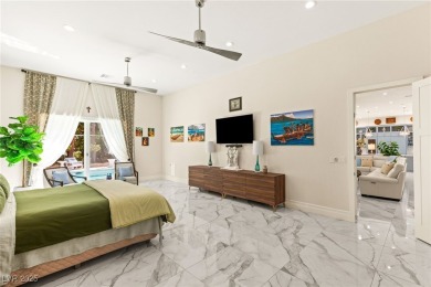 Welcome to this breathtaking semi-custom Christopher Home on Southern Highlands Golf Club in Nevada - for sale on GolfHomes.com, golf home, golf lot