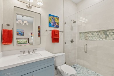 Welcome to this breathtaking semi-custom Christopher Home on Southern Highlands Golf Club in Nevada - for sale on GolfHomes.com, golf home, golf lot