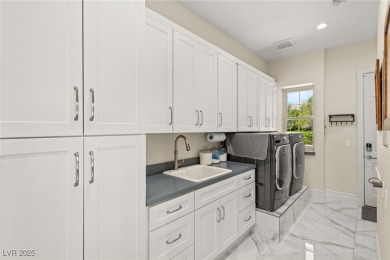 Welcome to this breathtaking semi-custom Christopher Home on Southern Highlands Golf Club in Nevada - for sale on GolfHomes.com, golf home, golf lot