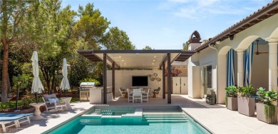 Welcome to this breathtaking semi-custom Christopher Home on Southern Highlands Golf Club in Nevada - for sale on GolfHomes.com, golf home, golf lot