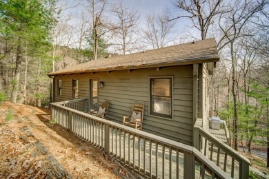 This Big Canoe Plummer cabin showstopper has 3 BR & 2.5 BA (with on Big Canoe Golf Club - Cherokee in Georgia - for sale on GolfHomes.com, golf home, golf lot