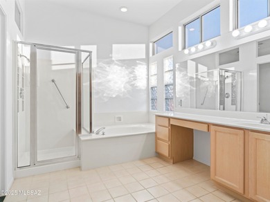 Enjoy this spacious 2-bed, 2.5 bath, 2,630 sqft Vistoso model on The Views Golf Club in Arizona - for sale on GolfHomes.com, golf home, golf lot