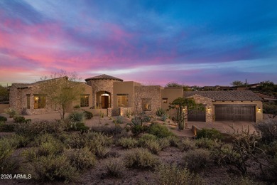 Experience relaxed desert living wrapped in timeless elegance on Desert Mountain Golf Club - Renegade Course in Arizona - for sale on GolfHomes.com, golf home, golf lot