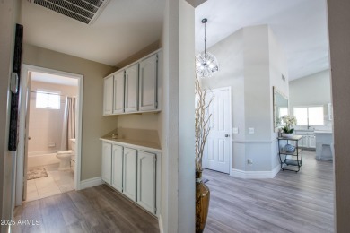 Discover the Augusta, a beautifully updated 2-bed, 2-bath home on Eagles Nest at Pebble Creek in Arizona - for sale on GolfHomes.com, golf home, golf lot