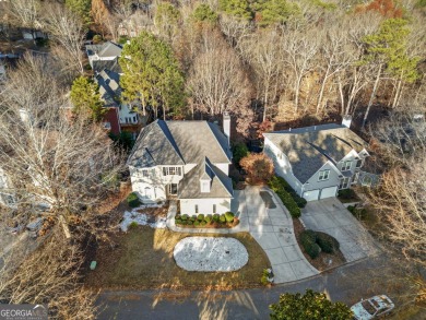 A  beautiful traditional-style home with 5 bedrooms, 4 1/2 on Horseshoe Bend Country Club in Georgia - for sale on GolfHomes.com, golf home, golf lot