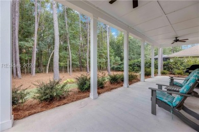 Completed in 2022, this beautiful 5 BR plus office home is on Berkeley Hall Golf Club in South Carolina - for sale on GolfHomes.com, golf home, golf lot