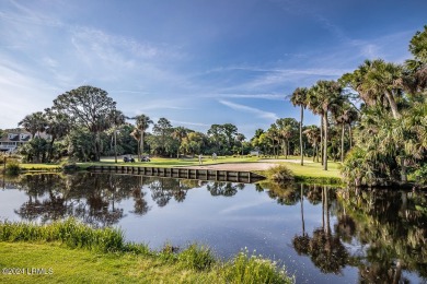 BEAUTIFUL, LUSH,  .56-ACRE LOT looking out over lagoon onto 5th on Ocean Point Golf Links in South Carolina - for sale on GolfHomes.com, golf home, golf lot