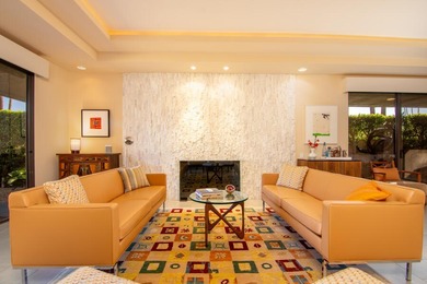 Step through the private and peaceful front courtyard into this on The Springs Country Club in California - for sale on GolfHomes.com, golf home, golf lot