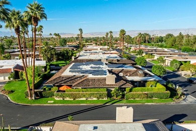 Step through the private and peaceful front courtyard into this on The Springs Country Club in California - for sale on GolfHomes.com, golf home, golf lot