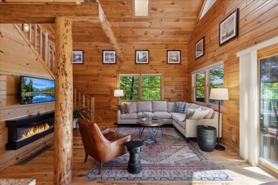 Discover this Custom Built Jubach Log Home perfectly placed on a on Hide-A-Way Hills Golf Club in Ohio - for sale on GolfHomes.com, golf home, golf lot