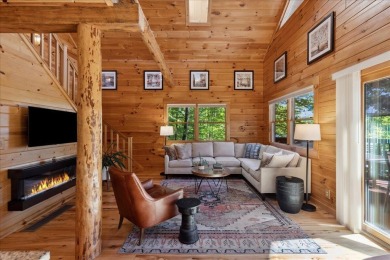 Discover this Custom Built Jubach Log Home perfectly placed on a on Hide-A-Way Hills Golf Club in Ohio - for sale on GolfHomes.com, golf home, golf lot