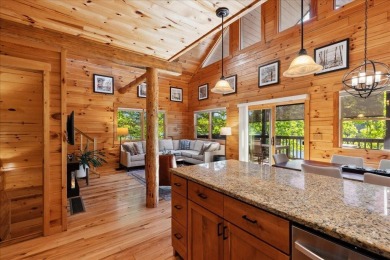 Discover this Custom Built Jubach Log Home perfectly placed on a on Hide-A-Way Hills Golf Club in Ohio - for sale on GolfHomes.com, golf home, golf lot