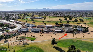 Located at the end of a quiet cul-de-sac on the 8th hole of the on Sun City Lakes West and East in Arizona - for sale on GolfHomes.com, golf home, golf lot