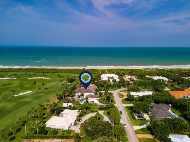 Elegant and relaxed seaside estate situated on almost an acre on Riomar Country Club in Florida - for sale on GolfHomes.com, golf home, golf lot