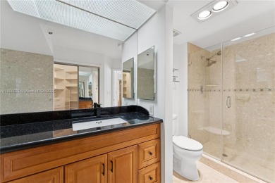 Spacious Corner Condo with Sunset Lake  Golf Views in the Heart on Turnberry Isle Resort and Club in Florida - for sale on GolfHomes.com, golf home, golf lot