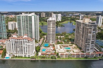 Spacious Corner Condo with Sunset Lake  Golf Views in the Heart on Turnberry Isle Resort and Club in Florida - for sale on GolfHomes.com, golf home, golf lot