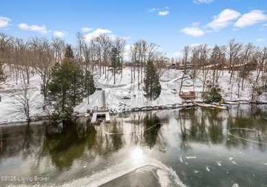 Welcome to 190 Strawberry Circle, a rare lakefront home for sale on Doe Valley Country Club in Kentucky - for sale on GolfHomes.com, golf home, golf lot