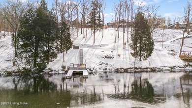 Welcome to 190 Strawberry Circle, a rare lakefront home for sale on Doe Valley Country Club in Kentucky - for sale on GolfHomes.com, golf home, golf lot