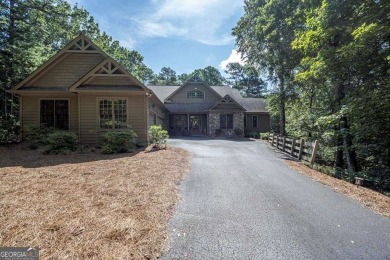 Welcome to your serene mountain retreat nestled at the end of a on Big Canoe Golf Club - Cherokee in Georgia - for sale on GolfHomes.com, golf home, golf lot