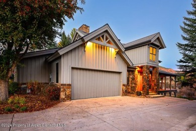 Roaring Fork River and Mount Sopris views envelop this on Aspen Glen Club in Colorado - for sale on GolfHomes.com, golf home, golf lot