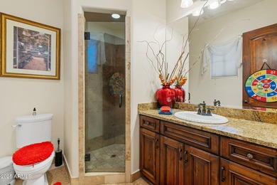 Experience elevated desert luxury in this beautifully crafted 4 on Estrella Mountain Ranch Golf Course in Arizona - for sale on GolfHomes.com, golf home, golf lot