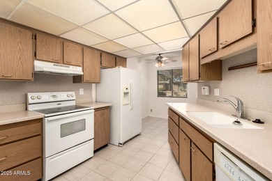 Welcome to this charming end unit in the 55+ Dawn Camp at in on Sun City Riverview Golf Course in Arizona - for sale on GolfHomes.com, golf home, golf lot