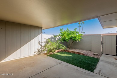 Welcome to this charming end unit in the 55+ Dawn Camp at in on Sun City Riverview Golf Course in Arizona - for sale on GolfHomes.com, golf home, golf lot