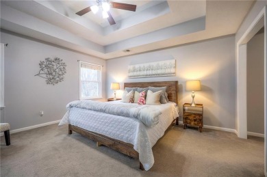 Tucked away on a peaceful cul-de-sac in the desirable Amber on Overland Park Golf Club in Kansas - for sale on GolfHomes.com, golf home, golf lot