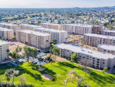 Lovely South Facing unit has beautiful views of Camelback on Scottsdale Shadows in Arizona - for sale on GolfHomes.com, golf home, golf lot
