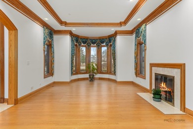 Incredible all-brick 5-bedroom, 5.2-bath home nestled on a quiet on The Merit Club in Illinois - for sale on GolfHomes.com, golf home, golf lot