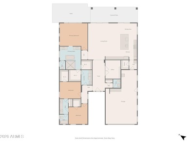 Luxury Single-Story Living in Estrella Mountain Ranch! Rare on Estrella Mountain Ranch Golf Course in Arizona - for sale on GolfHomes.com, golf home, golf lot