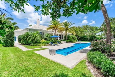 West Indies-inspired 3BR/3.5BA estate on .62 acres overlooking on Orchid Island Golf and Beach Club in Florida - for sale on GolfHomes.com, golf home, golf lot