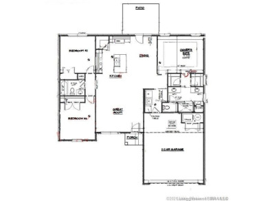 Introducing The *ALLEN* Plan in ASB's newest development of on Covered Bridge Golf Club in Indiana - for sale on GolfHomes.com, golf home, golf lot