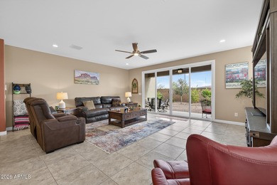 Located on a premium homesite with no backyard neighbors, this on Poston Butte Golf Club in Arizona - for sale on GolfHomes.com, golf home, golf lot