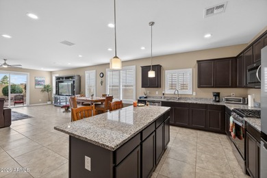 Located on a premium homesite with no backyard neighbors, this on Poston Butte Golf Club in Arizona - for sale on GolfHomes.com, golf home, golf lot