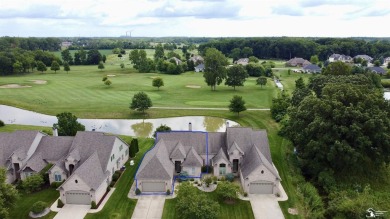 This is a rare find.  2102 square foot one story villa over on Carrington Golf Club in Michigan - for sale on GolfHomes.com, golf home, golf lot