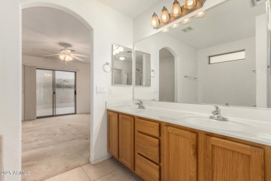Charming Southwestern-style 3-bed, 2-bath home on a spacious on Arizona City Golf Club in Arizona - for sale on GolfHomes.com, golf home, golf lot