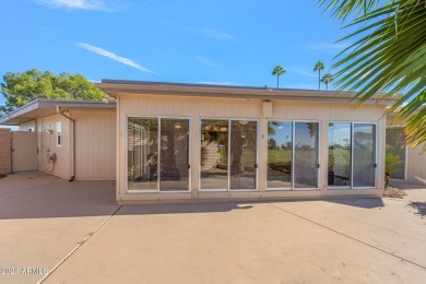 This charming 2-bedroom, 2-bathroom home spans 1,628 sqft and is on Sun City Riverview Golf Course in Arizona - for sale on GolfHomes.com, golf home, golf lot