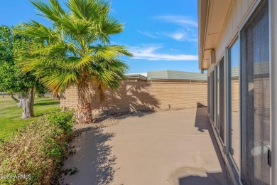 This charming 2-bedroom, 2-bathroom home spans 1,628 sqft and is on Sun City Riverview Golf Course in Arizona - for sale on GolfHomes.com, golf home, golf lot